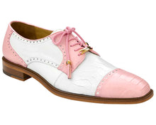 Load image into Gallery viewer, Belvedere 'Batta-2' Catalog Ostrich Leg Lace-Up Shoes
