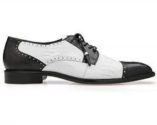 Load image into Gallery viewer, Belvedere 'Batta-2' Catalog Ostrich Leg Lace-Up Shoes
