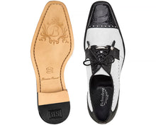 Load image into Gallery viewer, Belvedere 'Batta-2' Catalog Ostrich Leg Lace-Up Shoes