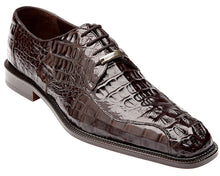 Load image into Gallery viewer, Belvedere 'Chapo' Catalog Hornback Crocodile Lace-Up Shoes