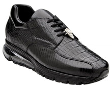 Load image into Gallery viewer, Belvedere 'Lazaro' Catalog Crocodile/Lizard Bubble Sole Sneaker