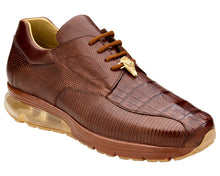 Load image into Gallery viewer, Belvedere 'Lazaro' Catalog Crocodile/Lizard Bubble Sole Sneaker