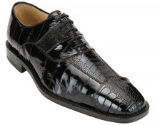 Load image into Gallery viewer, Belvedere 'Mare' Catalog Ostrich Leg/Eel Lace-Up Shoes