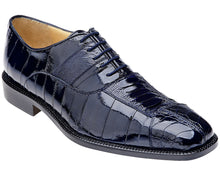 Load image into Gallery viewer, Belvedere 'Mare' Catalog Ostrich Leg/Eel Lace-Up Shoes
