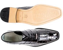 Load image into Gallery viewer, Belvedere 'Mare' Catalog Ostrich Leg/Eel Lace-Up Shoes