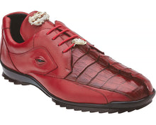 Load image into Gallery viewer, Belvedere 'Vasco' Catalog Hornback Crocodile Tail/Calf Leather Sneaker