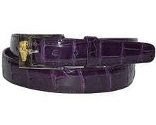 Load image into Gallery viewer, Belvedere Alligator Belt # 2008