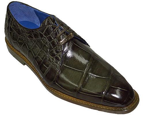 Belvedere Alligator Belt Pistachio - Luxury Leather Shoe