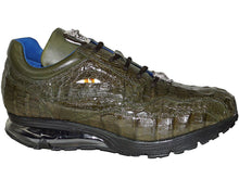 Load image into Gallery viewer, Belvedere Crocodile Bubble Sole Sneaker 'T-Rex'