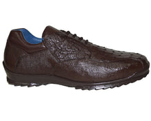 Load image into Gallery viewer, Belvedere Lace-Up Ostrich Sneaker 'Remo'