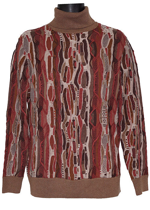 Cigar Turtleneck Sweater # T583 Mocha