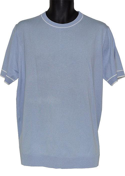 Cigar Couture 3 Button Pullover Polo Sweater Sky main image 0