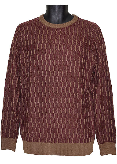 Cigar Couture 3 Button Pullover Polo Sweater Grey main image 1
