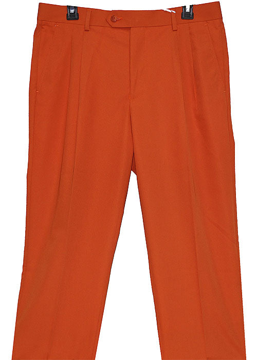 Womens Stretchable Solid Cigar Pant - Rust