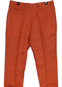 Cigar Linen Pants # SL700 Rust