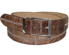 Load image into Gallery viewer, David Eden Ostrich Leg Belt # 2501