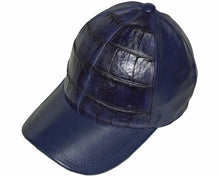 Load image into Gallery viewer, Fennix Large Blocks Alligator/Soft Nappa Leather Caps - Alligator World