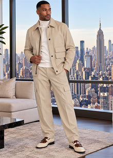 Load image into Gallery viewer, Lanzino Jacket/Pants Set # JK147 Bone