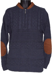 Load image into Gallery viewer, Lavane Zipper Sweater # 2646 Blue