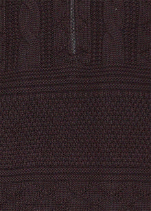 Load image into Gallery viewer, Lavane Zipper Sweater # 2646 Brown