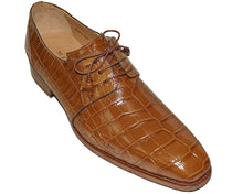 Load image into Gallery viewer, Mezlan Platinum Alligator Shoes 'Padua'