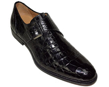 Load image into Gallery viewer, Mezlan Platinum Buckle Shoes 'Strada'