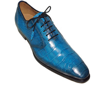 Load image into Gallery viewer, Mezlan Platinum Lace-Up Shoes 'Luxor'