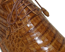 Load image into Gallery viewer, Mezlan Crocodile Lace-Up Shoes # 14625
