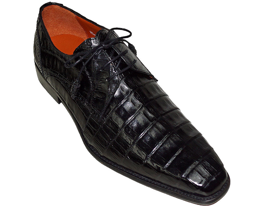 Mezlan Brand Mezlan Men's Dress Shoes Sale Men's Brown Genuine Crocodile Skin Shoes