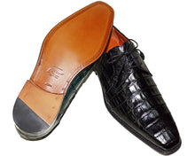 Load image into Gallery viewer, Mezlan Crocodile Shoes # 50090