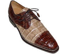 Load image into Gallery viewer, Mezlan Crocodile Shoes # 50091
