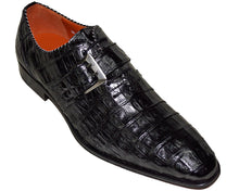 Load image into Gallery viewer, Mezlan Crocodile Shoes # 50092