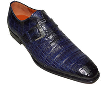 Load image into Gallery viewer, Mezlan Crocodile Shoes # 50092