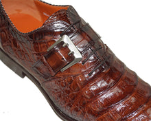 Load image into Gallery viewer, Mezlan Crocodile Shoes # 50092