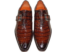Load image into Gallery viewer, Mezlan Crocodile Shoes # 50092
