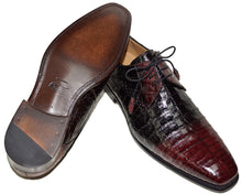 Load image into Gallery viewer, Mezlan Crocodile Shoes # 50160