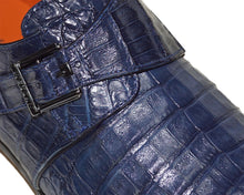 Load image into Gallery viewer, Mezlan Crocodile Buckle Shoes # 50161