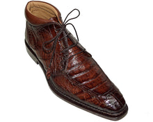 Load image into Gallery viewer, Mezlan Crocodile Split-Toe Boots # 50230