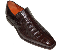 Load image into Gallery viewer, Mezlan Crocodile Slip-On Shoes # 50234