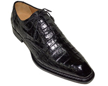 Load image into Gallery viewer, Mezlan Crocodile Lace-up Shoes # 50239