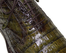 Load image into Gallery viewer, Mezlan Crocodile Lace-up Shoes # 50239