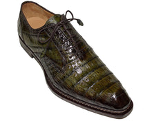 Load image into Gallery viewer, Mezlan Crocodile Lace-up Shoes # 50239