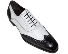Load image into Gallery viewer, Mezlan Wing-Tip Deerskin Shoes # 16742