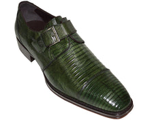 Load image into Gallery viewer, Mezlan Lizard Buckle Shoes # 14136
