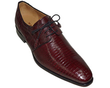 Load image into Gallery viewer, Mezlan Lizard Lace-Up Shoes # 50167