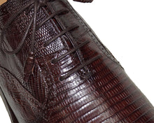 Load image into Gallery viewer, Mezlan Lizard Lace-Up Shoes # 50251