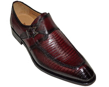 Load image into Gallery viewer, Mezlan Lizard Buckle Shoes # 50253