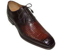 Load image into Gallery viewer, Mezlan Lizard Lace-Up Shoes # 50254