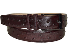 Load image into Gallery viewer, Mezlan Ostrich Belt # 8146