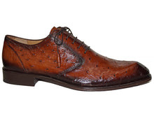 Load image into Gallery viewer, Mezlan Lace-Up Ostrich Shoes # 50351